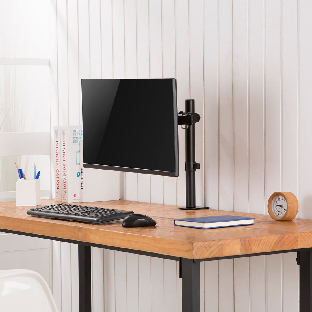 Maclean MC-883 монтаж за бюро за LCD монитори 17-32" 8 кг VESA 75x75 и 100x100 двойна рамо