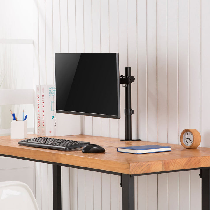 Maclean MC-883 монтаж за бюро за LCD монитори 17-32" 8 кг VESA 75x75 и 100x100 двойна рамо