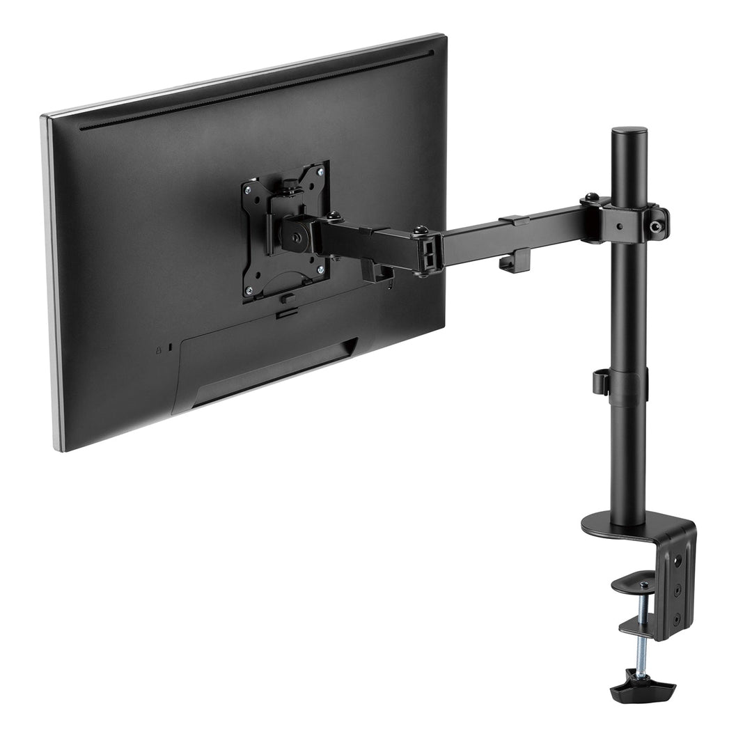 Maclean MC-883 монтаж за бюро за LCD монитори 17-32" 8 кг VESA 75x75 и 100x100 двойна рамо