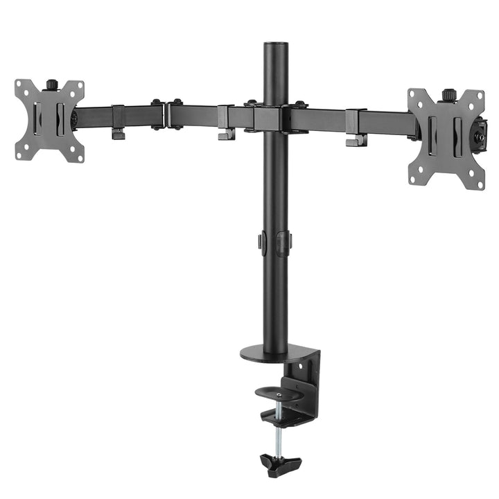 Maclean MC-884 монтаж за бюро за 2 LCD монитора, 17-32" 2x 8 кг (макс. 16 кг), VESA 75x75 и 100x100