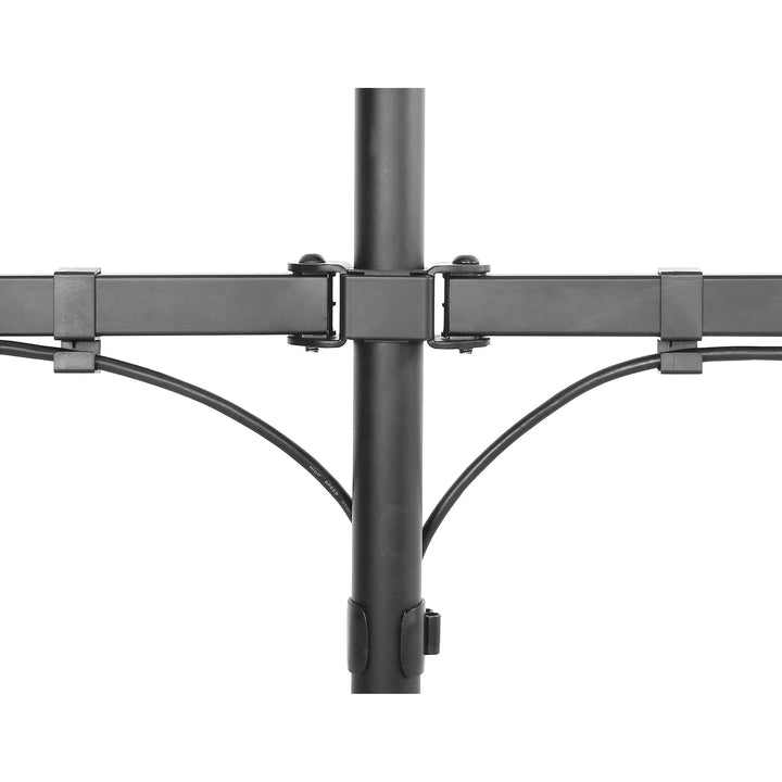 Maclean MC-884 монтаж за бюро за 2 LCD монитора, 17-32" 2x 8 кг (макс. 16 кг), VESA 75x75 и 100x100