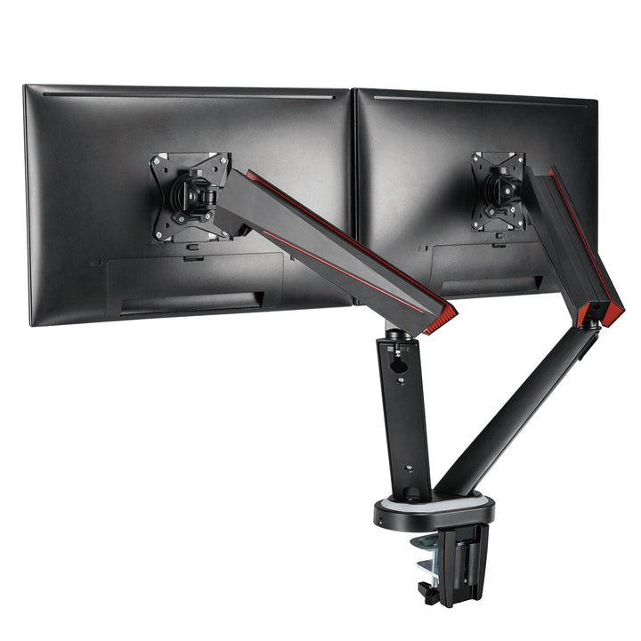 Гейминг стойка за 2 LCD монитора NanoRS RS887 17-32" 2x 8 кг (макс. 16 кг) VESA 75x75 и 100x100