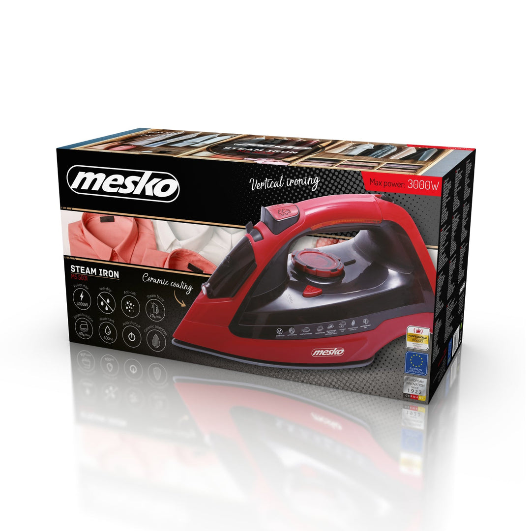 Mesko MS 5031 многофункционален парна ютия с мощност 3000W