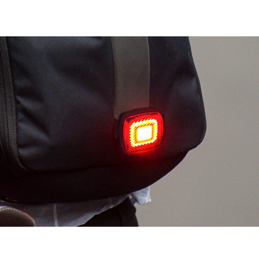 USB задна велосипедна светлина AUTO STOP сензор за сумрак Maclean Energy MCE355 COB LED макс. 125lm батерия 450mAh