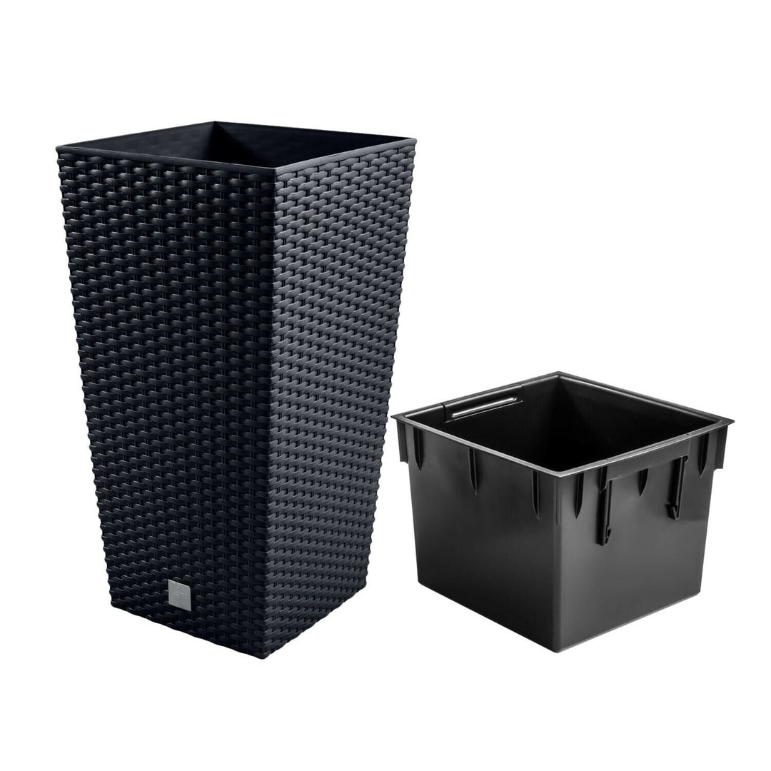 Rato Square DRTS265-S433 саксия с вложка – цвят антрацит