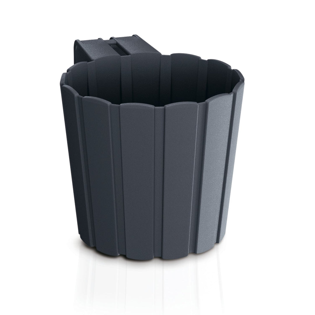 Mașină de plantat balcon cu cârlige Boardee Hook pot DDEZ150-S433 - antracit