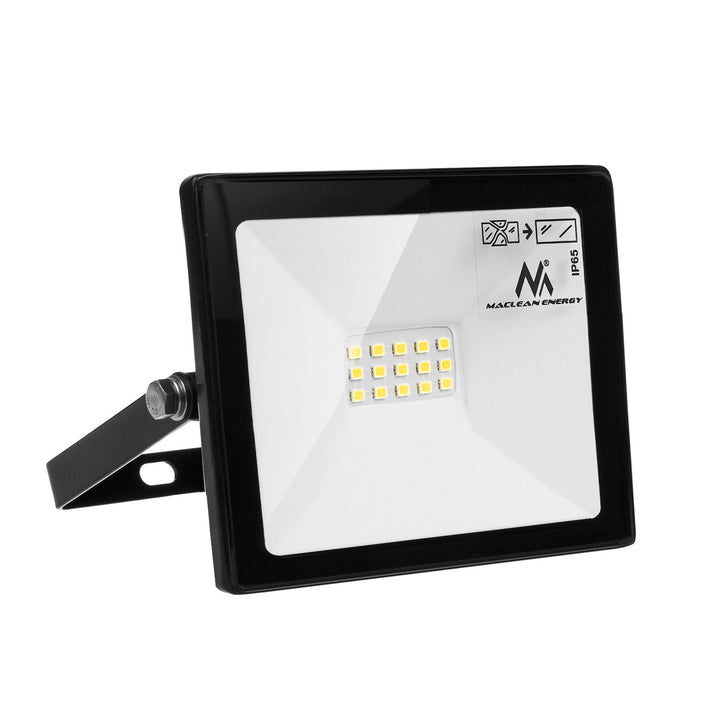 10W тънък LED прожектор, 800lm студено бяло (6000K) Maclean Energy MCE510 CW, IP65, PREMIUM