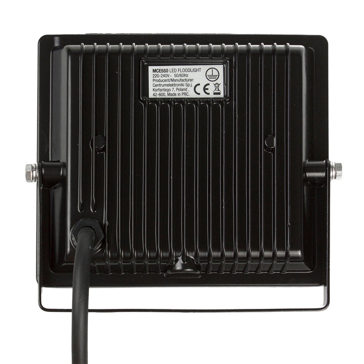 50W тънък LED прожектор, 4000lm топло бяло (3000K) Maclean Energy MCE550 WW, IP65, PREMIUM