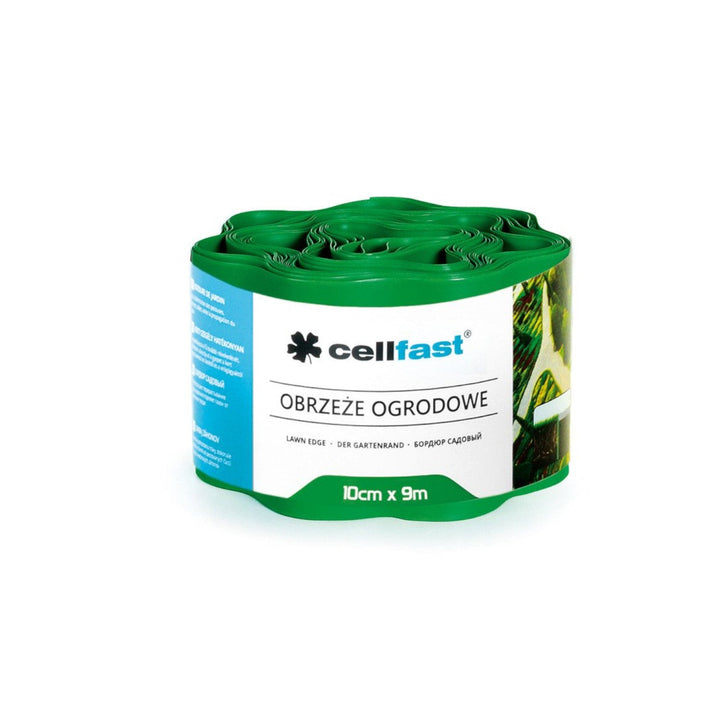 Гофрирана градинска ограда 10 см x 9 м Cellfast зелена