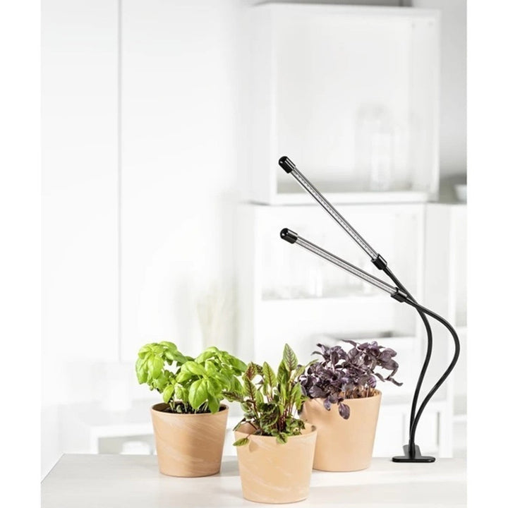 Lampă cu LED dublu alungită pentru iluminarea plantelor