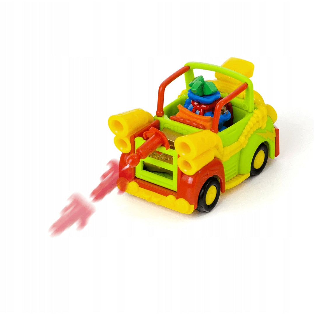 MagicBox PSZSB216IN40 SuperZings Misiune 4: Asalt la bancă Set 2 figurine Super-erou Răufăcător Vehicul