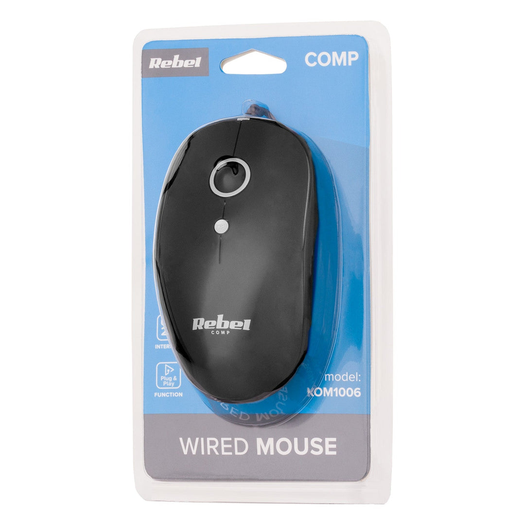 Mouse cu fir cu senzor optic Rebel WDM100