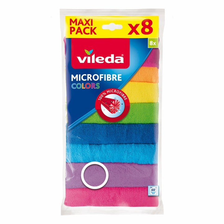 Комплект от 8 кърпи Vileda Microfibre Colours