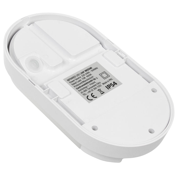 LED лампа с инфрачервен датчик за движение MCE340 W 1100lm 15W IP54 Maclean Energy цвят бял, цветова температура естествено бял (4000K)