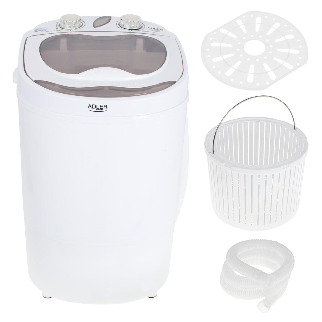 Adler AD 8055 150W 3kg 1kg преносима перална машина и центрофуга