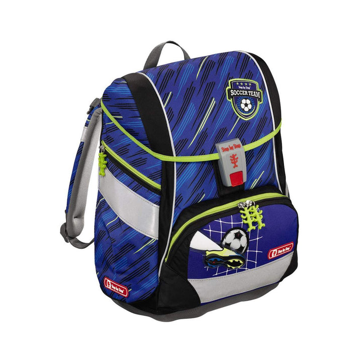 Rucsac școlar Step by step 2in1 SOCCER TEAM - set format din 4 elemente