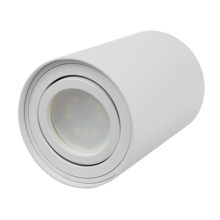GU10 MCE422 W халогенен прожектор за повърхностен монтаж, бял, 80x115mm, алуминий
