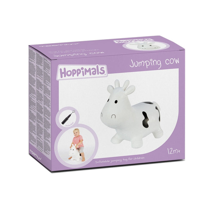 Hoppimals бял гумен скачач – огромно и уникално забавление при скачане