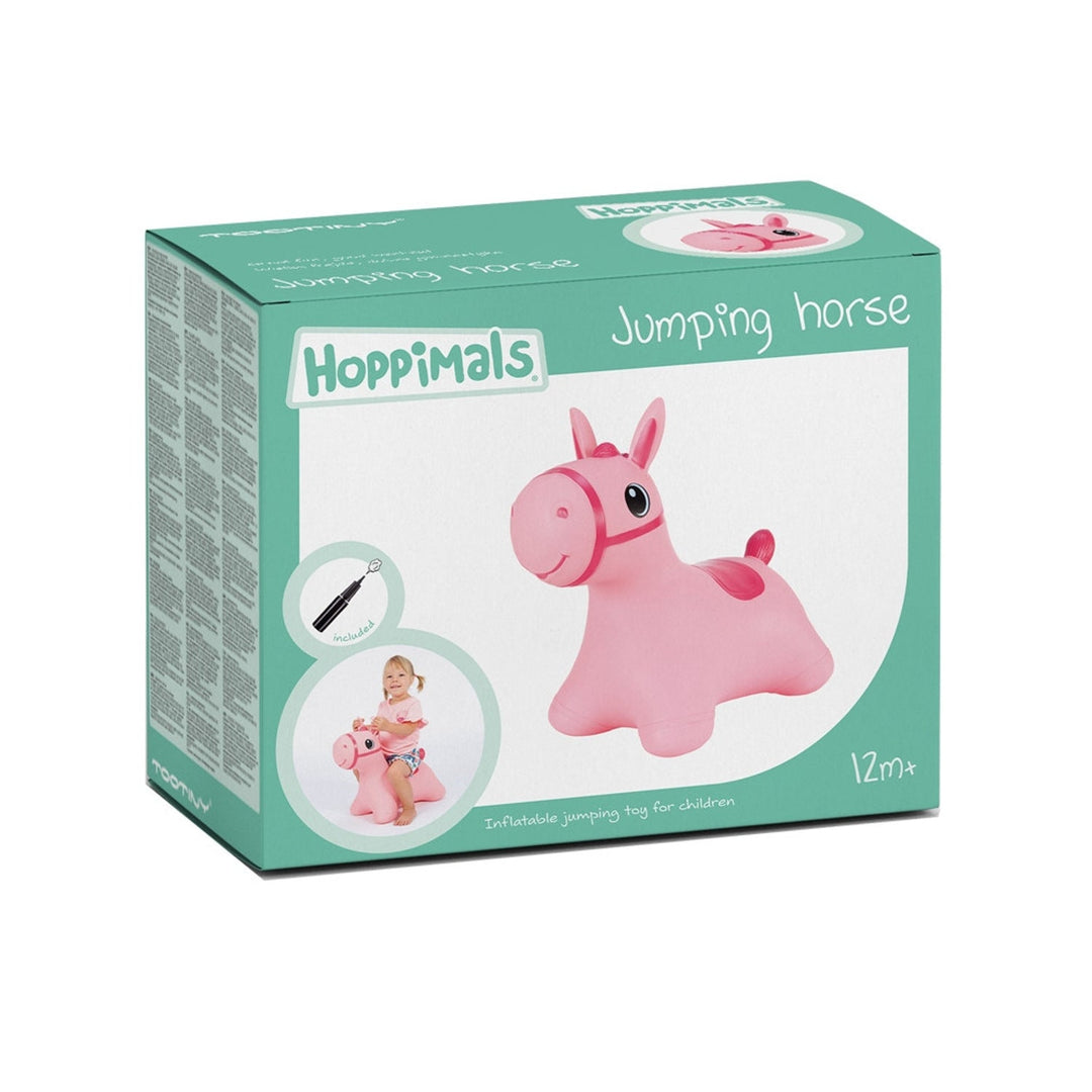 Hoppimals розов кон от гума за скачане – огромно и уникално забавление при скачане