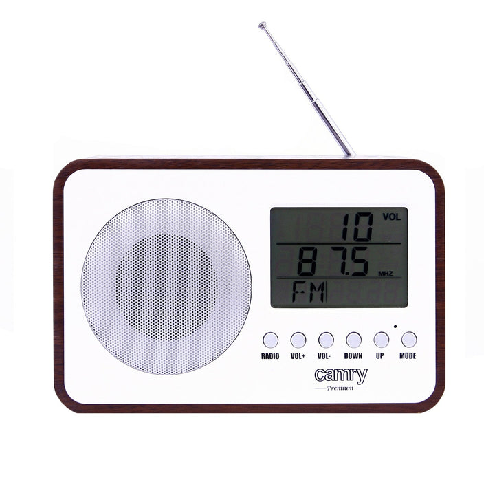 Camry цифрово радио, ретро, LCD дисплей, будилник, CR 1153