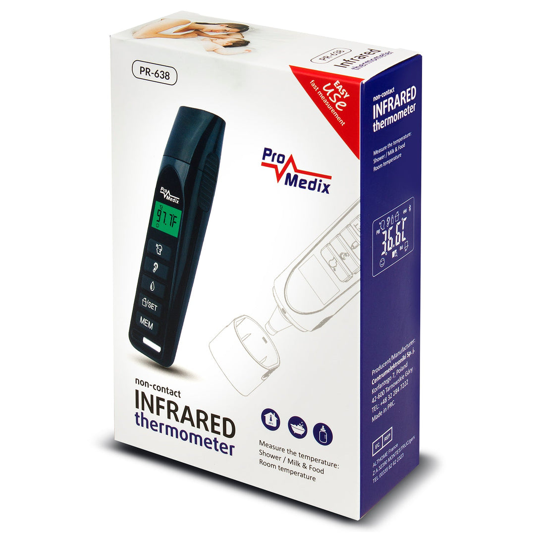 Promedix PR-638 безконтактен медицински инфрачервен термометър