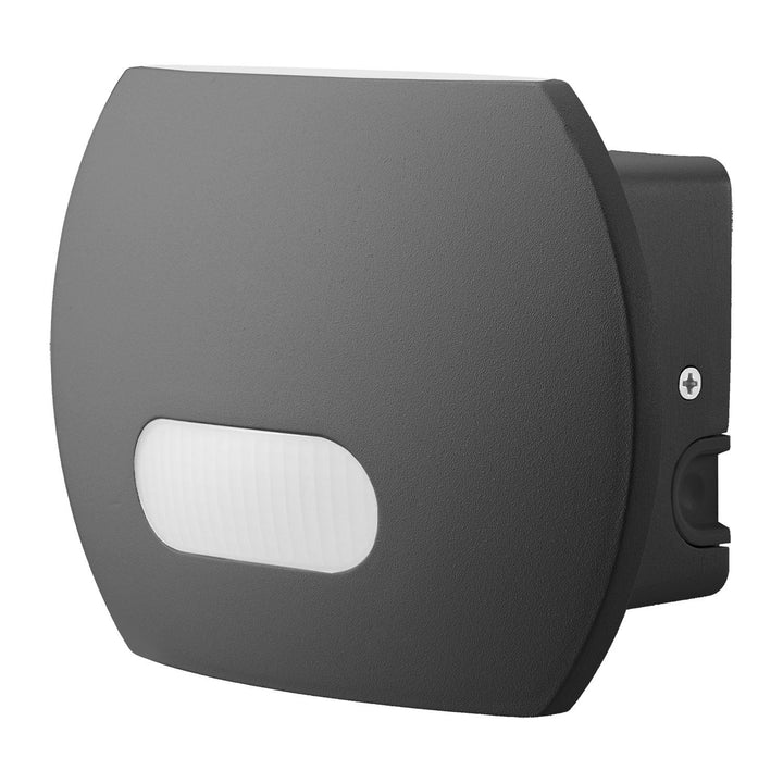 Maclean Energy MCE366 стенна LED лампа с PIR сензор - PC+ALU, 20W (1600lm) неутрално бяло 4000K IP65 сиво