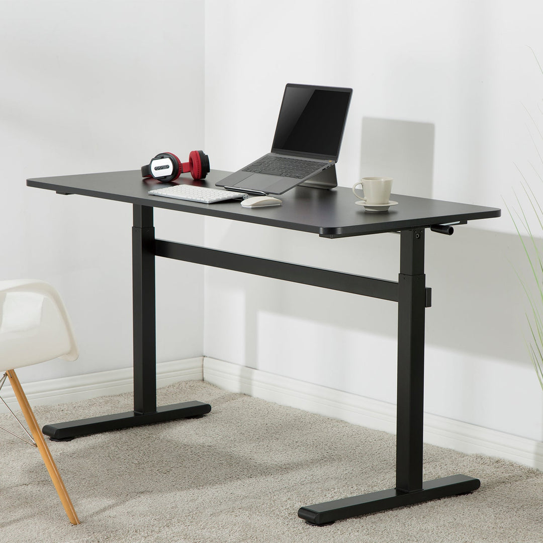 Ergo Office ръчно регулируемо бюро, макс. 40 кг, макс. височина 117 см, с плот за седене и стоене, ER-401 B
