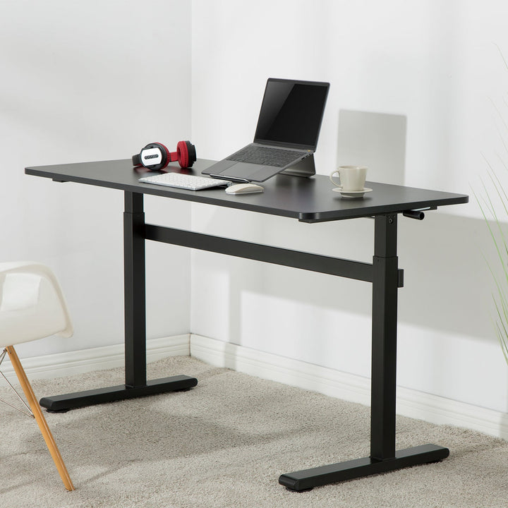 Ergo Office ръчно регулируемо бюро, макс. 40 кг, макс. височина 117 см, с плот за седене и стоене, ER-401 B