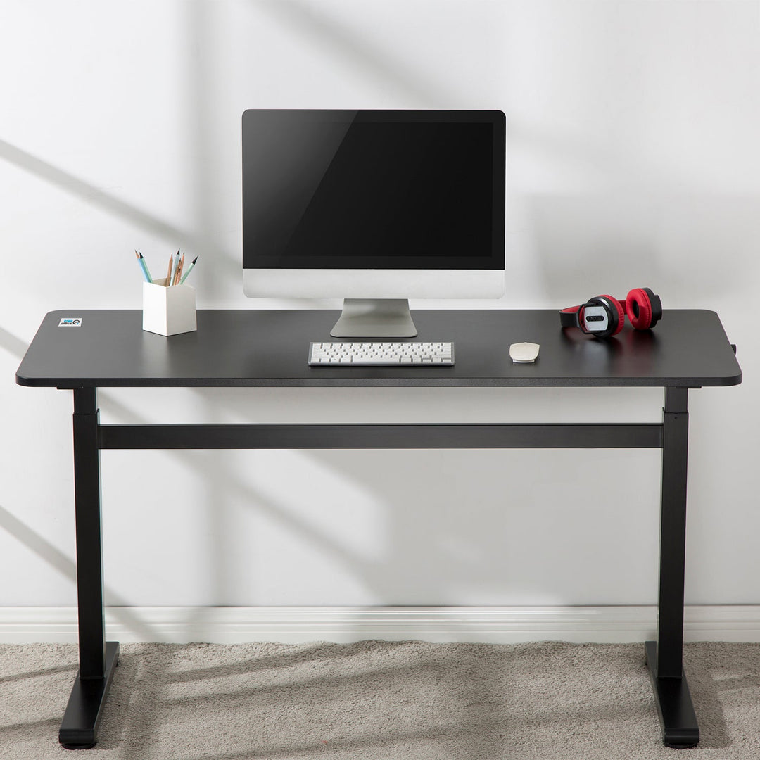 Ergo Office ръчно регулируемо бюро, макс. 40 кг, макс. височина 117 см, с плот за седене и стоене, ER-401 B