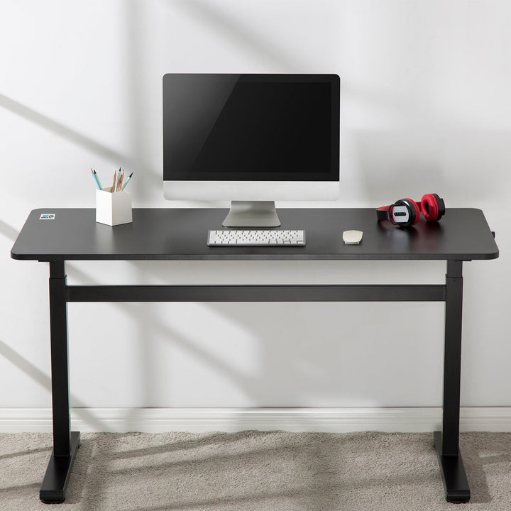 Ergo Office ръчно регулируемо бюро, макс. 40 кг, макс. височина 117 см, с плот за седене и стоене, ER-401 B