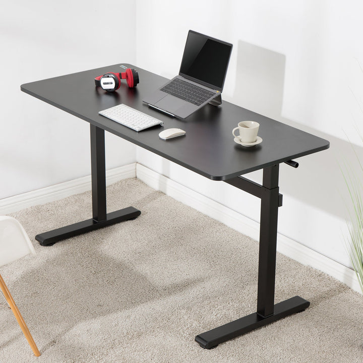 Ergo Office ръчно регулируемо бюро, макс. 40 кг, макс. височина 117 см, с плот за седене и стоене, ER-401 B