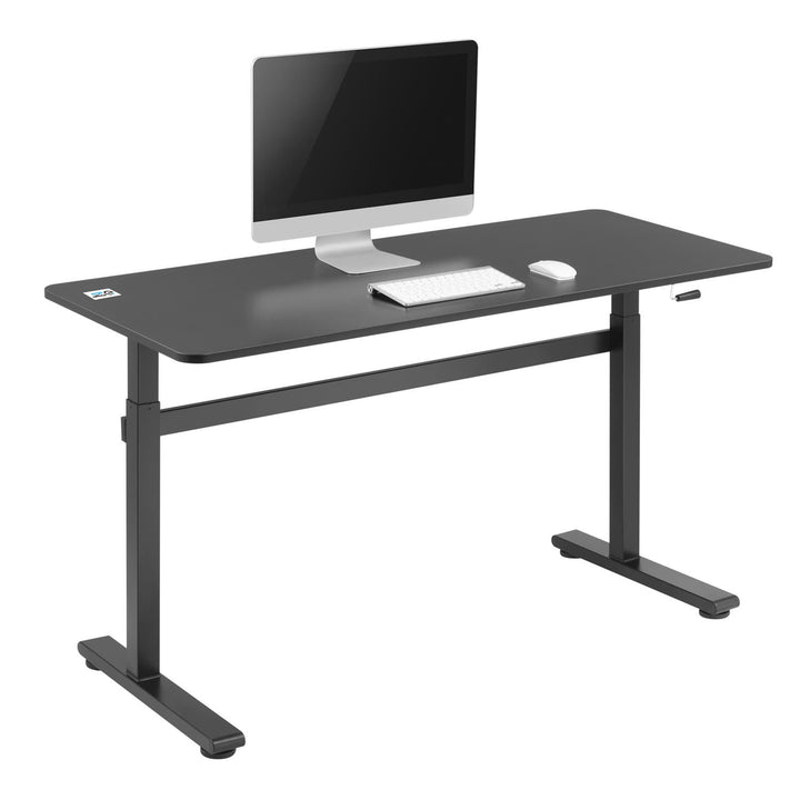 Ergo Office ръчно регулируемо бюро, макс. 40 кг, макс. височина 117 см, с плот за седене и стоене, ER-401 B