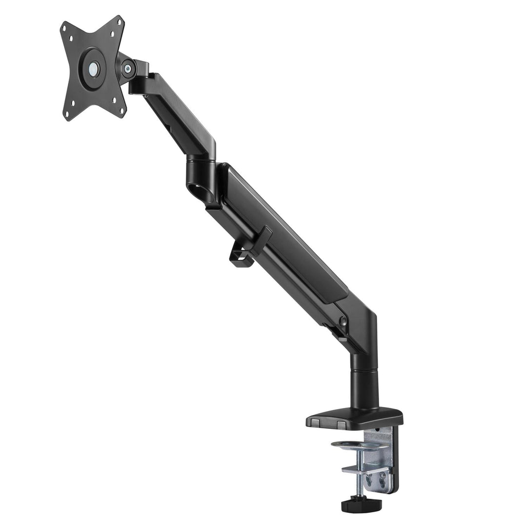Ergo Office черна стойка за монитори за бюро, с газова пружина, 17"-32", 9 кг, ER-405B