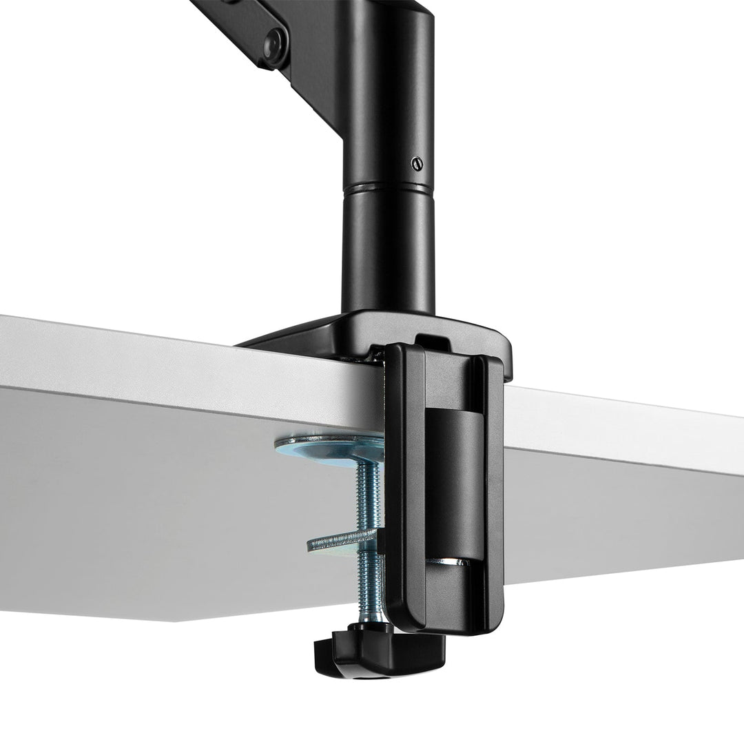 Ergo Office черна стойка за монитори за бюро, с газова пружина, 17"-32", 9 кг, ER-405B