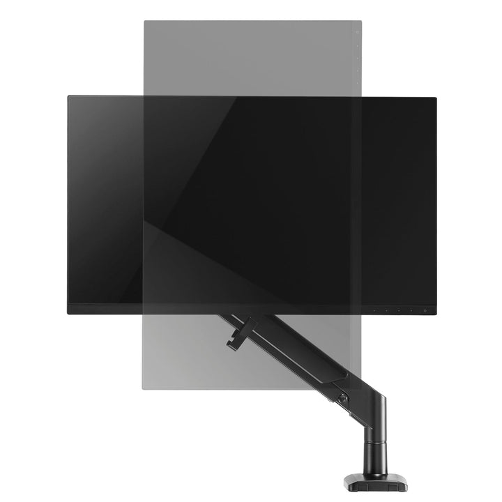 Ergo Office черна стойка за монитори за бюро, с газова пружина, 17"-32", 9 кг, ER-405B