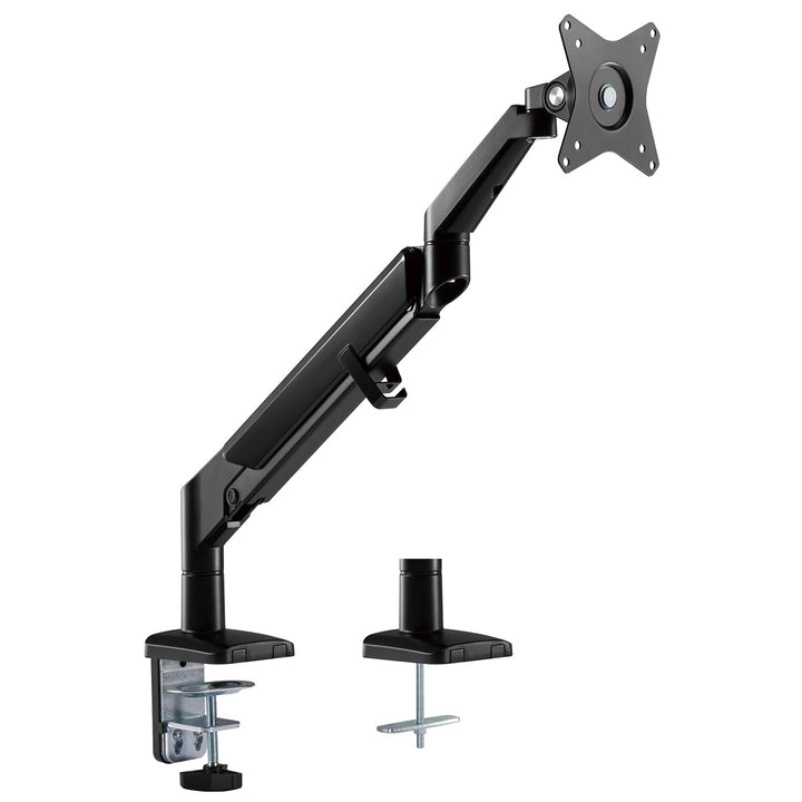 Ergo Office черна стойка за монитори за бюро, с газова пружина, 17"-32", 9 кг, ER-405B
