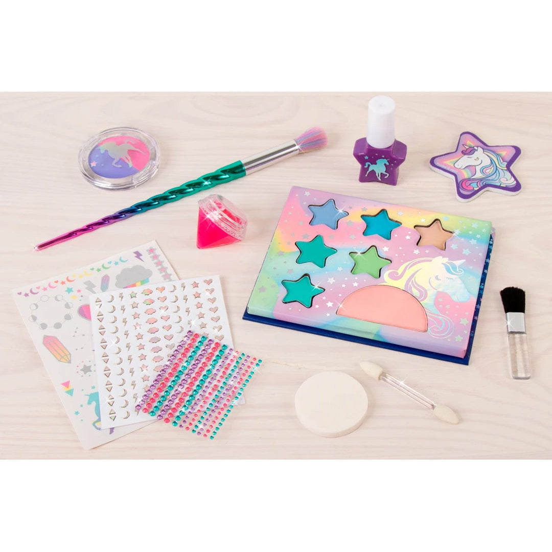 Make It Real 2461 Make It Real Unicorn Cosmetic Make Up Studio Set de abtibilde Lip Gloss Eyeshadow