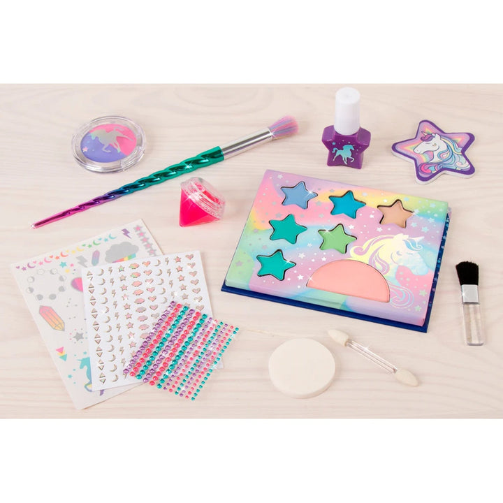 Make It Real 2461 Make It Real Unicorn Cosmetic Make Up Studio Set de abtibilde Lip Gloss Eyeshadow