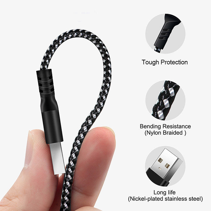 USB C кабел, поддържащ Fast Charge 2.4A Maclean Energy MCE471 черен, дължина 1 м, 5V/2.4A – пренос на данни