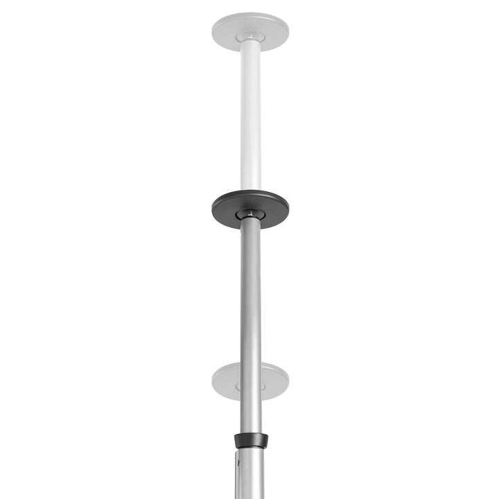 Maclean MC-791N телескопична стойка за телевизор, стойка за таван-под с рафт, 37"-70", макс. 30 кг