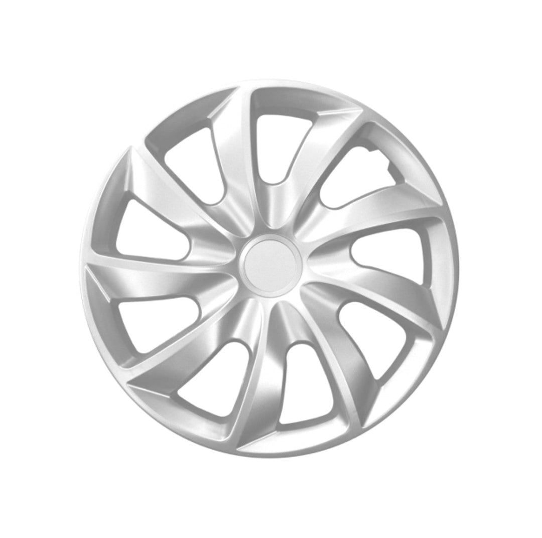 16" NRM QUAD SILVER капаци за джанти, сребрист цвят - 4 броя