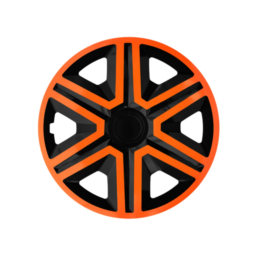 16" NRM ACTION DOUBLECOLOR ORANGE BLACK оранжеви и черни капаци за колела - 4 броя