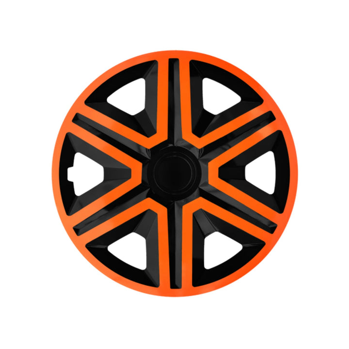 16" NRM ACTION DOUBLECOLOR ORANGE BLACK оранжеви и черни капаци за колела - 4 броя