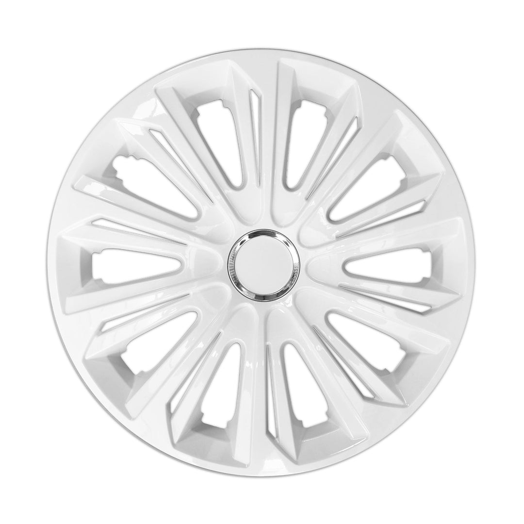 16" NRM STRONG WHITE PAINTED капаци за колела, 4 броя - бял цвят