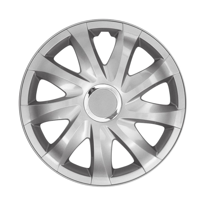 13" NRM DRIFT SILVER капаци за джанти, боядисани, 4 броя - сребрист цвят