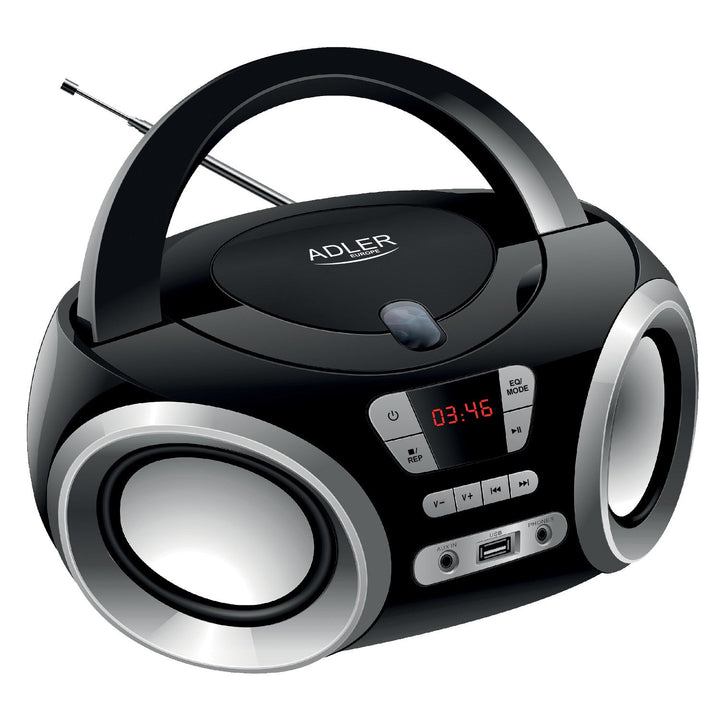 Бумбокс CD-MP3, USB, радио плейър Adler AD 1181