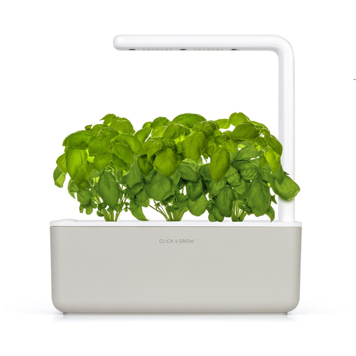 ClicAndGrow Smart Garden 3 grădină de casă bej + capsule de busuioc