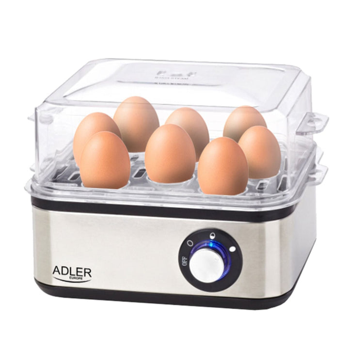 Adler AD 4486 800W автоматична машина за варене на яйца за приготвяне на 8 яйца