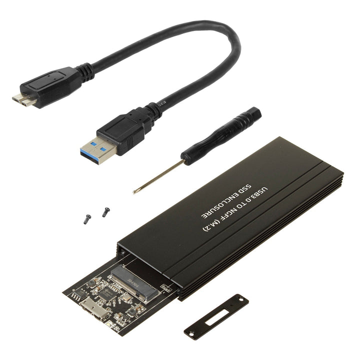Корпус за Maclean диск, M.2 SSD, NGFF, USB 3.0, размери 2230/2240/2260/2280, алуминиев корпус, MCE582