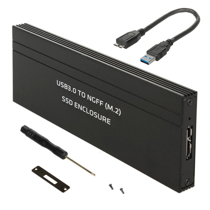 Корпус за Maclean диск, M.2 SSD, NGFF, USB 3.0, размери 2230/2240/2260/2280, алуминиев корпус, MCE582